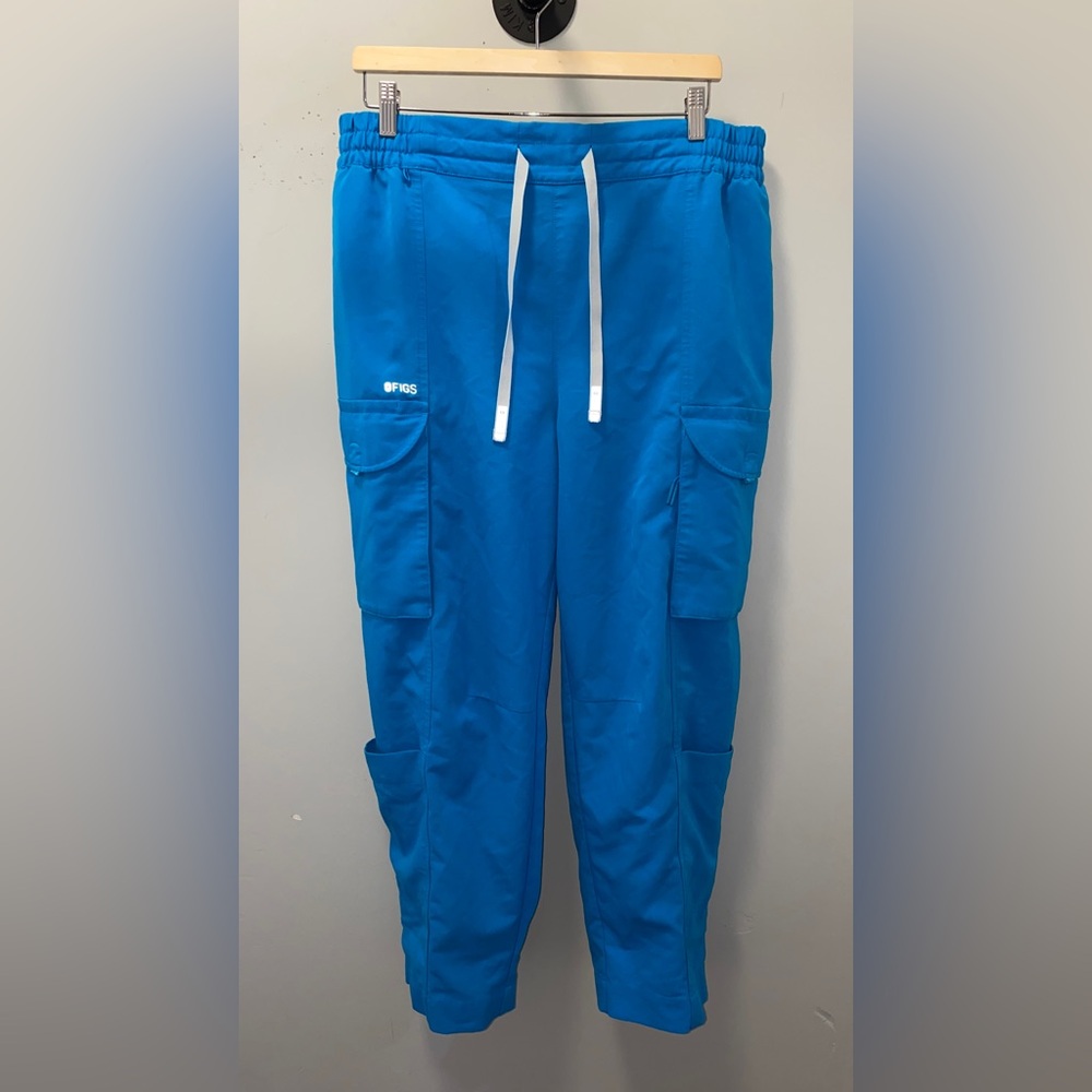 Figs Women’s Barrel Scrub Pant Size XXL Electric Blue